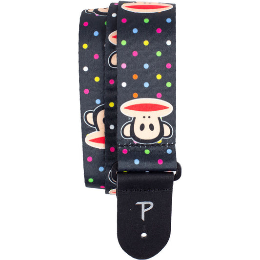 Perris PS8299 2" Polyester "Paul Frank - Multi Colour Mini Dots Julius" Licensed Guitar Strap