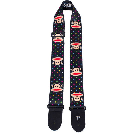 Perris PS8299 2" Polyester "Paul Frank - Multi Colour Mini Dots Julius" Licensed Guitar Strap