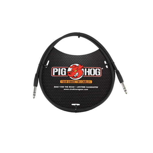 Pig Hog PTRS03 1/4″ TRS, 3 ft Cable