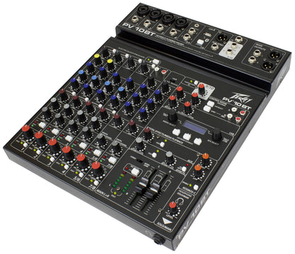Peavey PV10BT PV Series "PV-10BT" Compact 10-Channel Mixer with Bluetooth