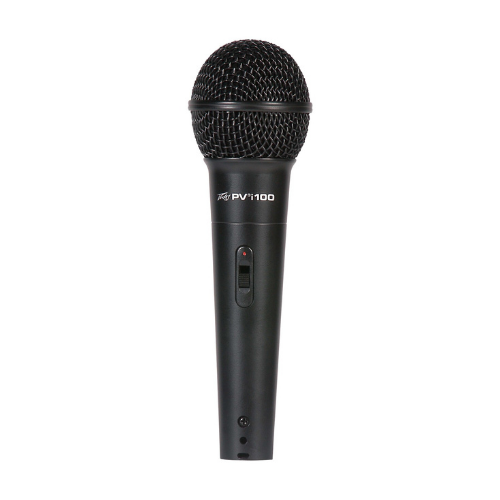 Peavey PVi100 Dynamic Cardioid Microphone in Black with XLR-QTR Cable