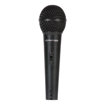 Peavey PVi100 Dynamic Cardioid Microphone in Black with XLR-XLR Cable