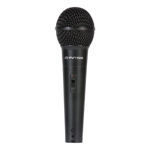 Peavey PVi100 Dynamic Cardioid Microphone in Black with XLR-XLR Cable