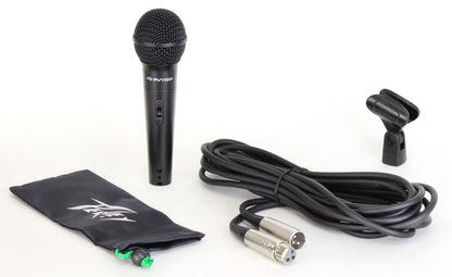 Peavey PVi100 Dynamic Cardioid Microphone in Black with XLR-XLR Cable