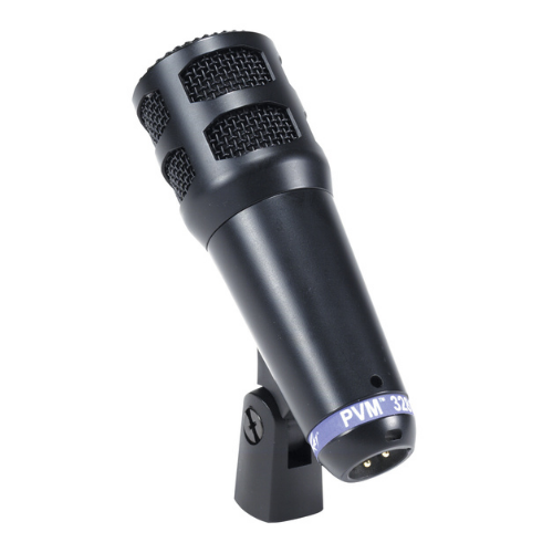 Peavey PVM328 Tom Microphone with Cable, Mount & Carrying Case