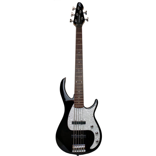 Peavey PVMILEST5BK Milestone Series 5-String Bass Guitar in Black