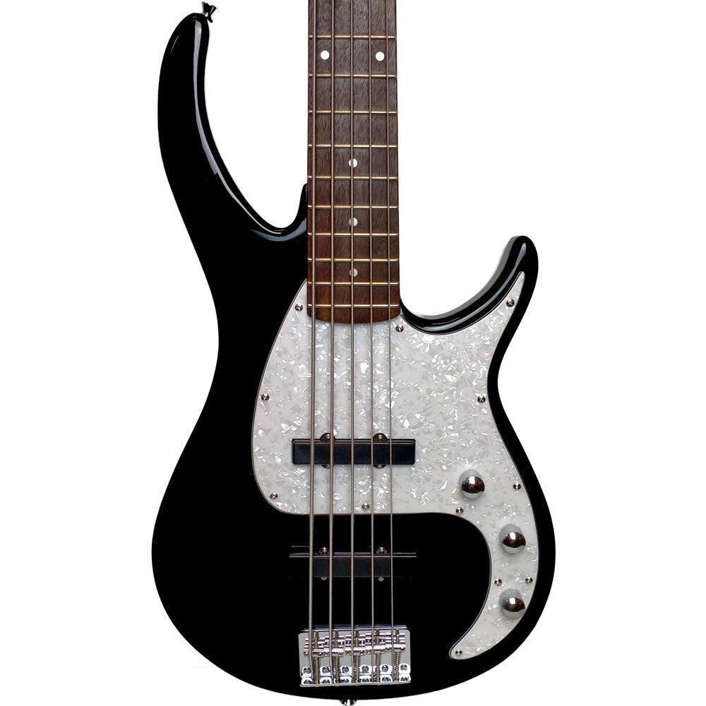 Peavey PVMILEST5BK Milestone Series 5-String Bass Guitar in Black