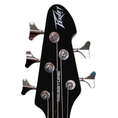 Peavey PVMILEST5BK Milestone Series 5-String Bass Guitar in Black