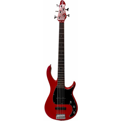 Peavey PVMILEST5RED Milestone Series 5-String Bass Guitar in Red