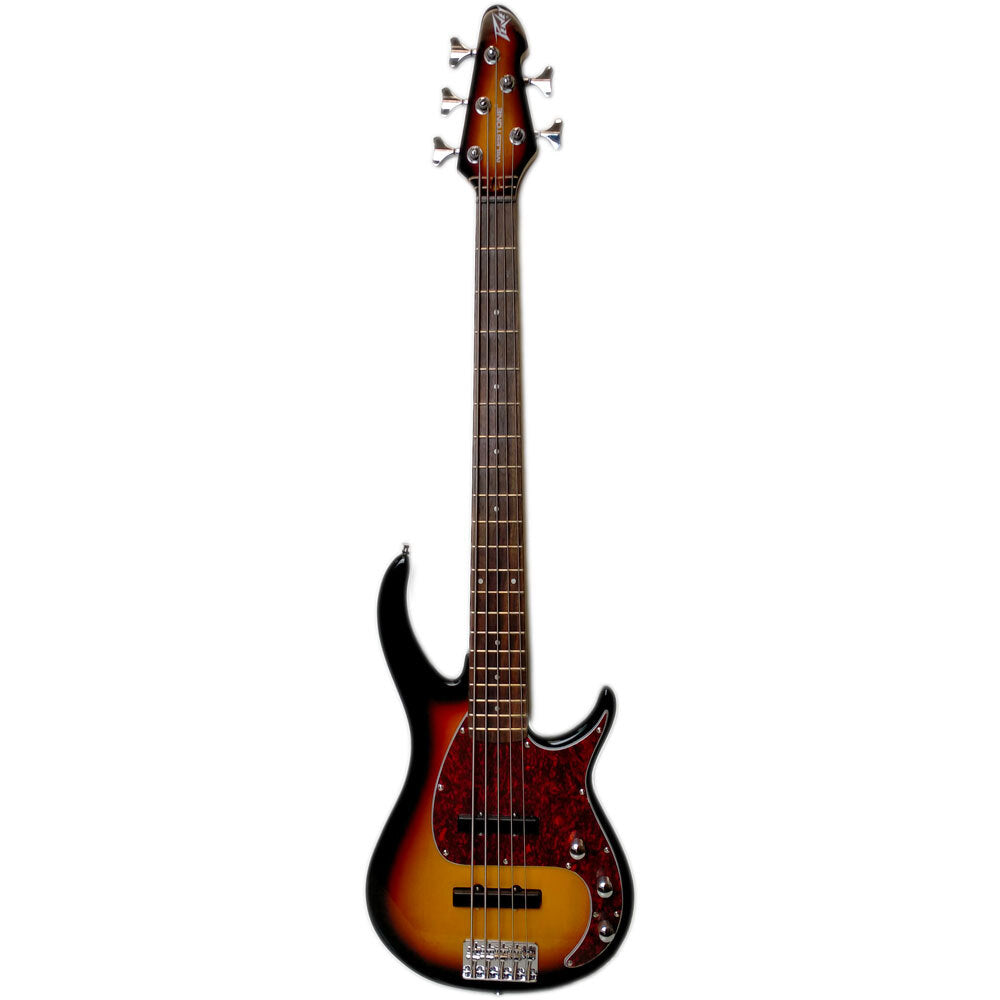 Peavey PVMILEST5SB Milestone Series 5-String Bass Guitar in Sunburst