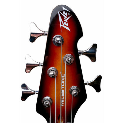 Peavey PVMILEST5SB Milestone Series 5-String Bass Guitar in Sunburst