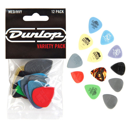 Dunlop Variety Picks (12 Pack) (Assorted Gauges)