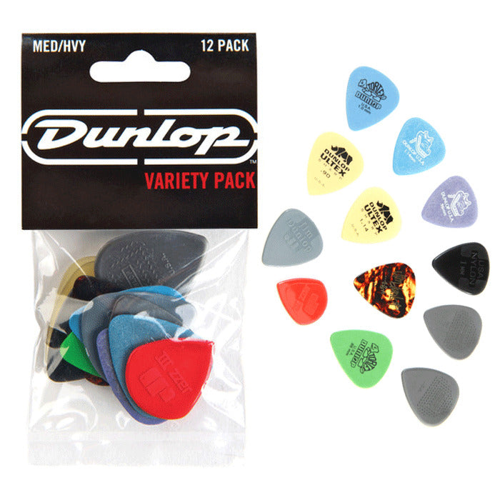 Dunlop Variety Picks JPVP102 Medium/Heavy (12 Pack)