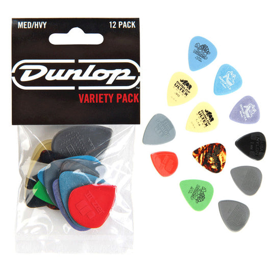 Dunlop Variety Picks JPVP102 Medium/Heavy (12 Pack)