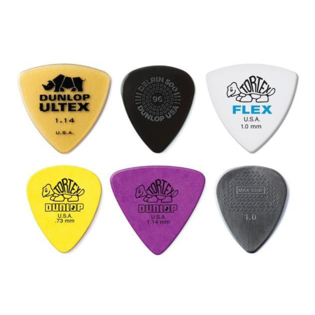 Dunlop JPVP117 Variety Bass Picks (6 Pack)