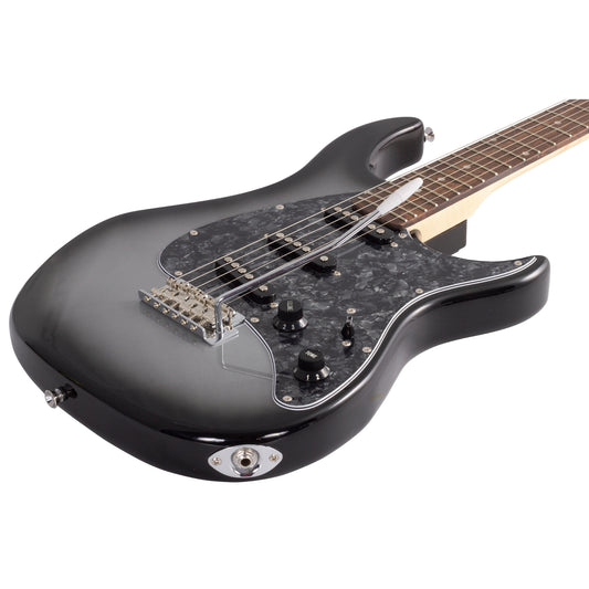 Peavey PVRAPCUSSILV Raptor Custom Series Electric Guitar in Silverburst (3SC)