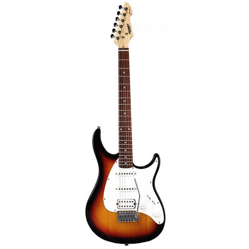 Peavey PVRAPPLUSBSSH Raptor Plus Series Electric Guitar in Sunburst (SSH)