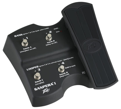 Peavey PVSANPERA1 Vypyr VIP Series "Sanpera I" Foot Controller Pedal for Vypyr VIP Amps