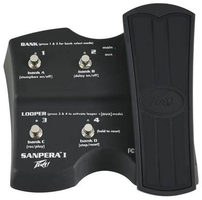Peavey PVSANPERA1 Vypyr VIP Series "Sanpera I" Foot Controller Pedal for Vypyr VIP Amps