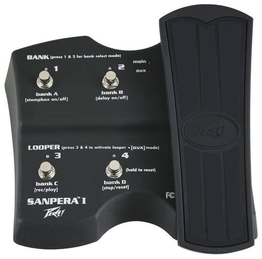 Peavey PVSANPERA1 Vypyr VIP Series "Sanpera I" Foot Controller Pedal for Vypyr VIP Amps