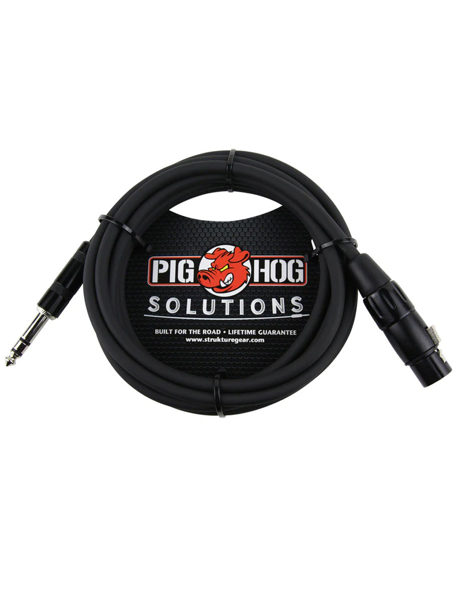 Pig Hog PX-TMXF20 20ft TRS(M)-XLR(F) Balanced Cable