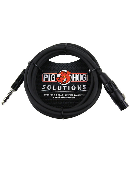Pig Hog PX-TMXF20 20ft TRS(M)-XLR(F) Balanced Cable