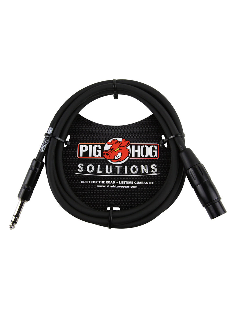 Pig Hog PX-TMXF6 6ft TRS(M)-XLR(F) Balanced Cable