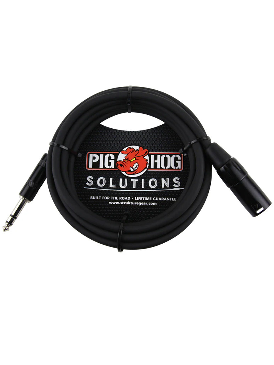 Pig Hog PX-TMXM25 25ft TRS(M)-XLR(M) Balanced Cable