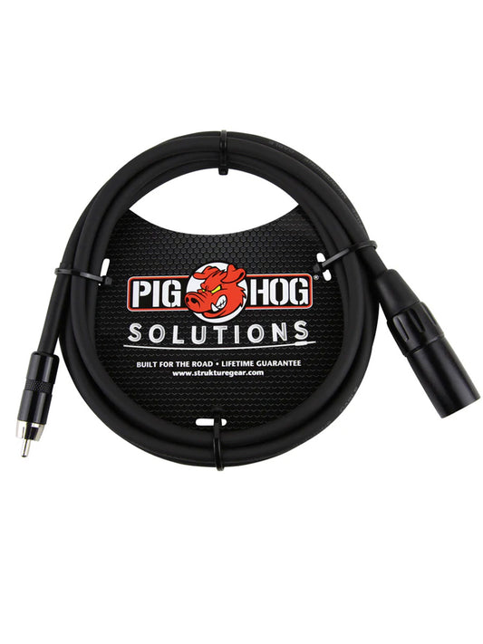 Pig Hog PX-XMR06 6ft XLR(M)-RCA CABLE