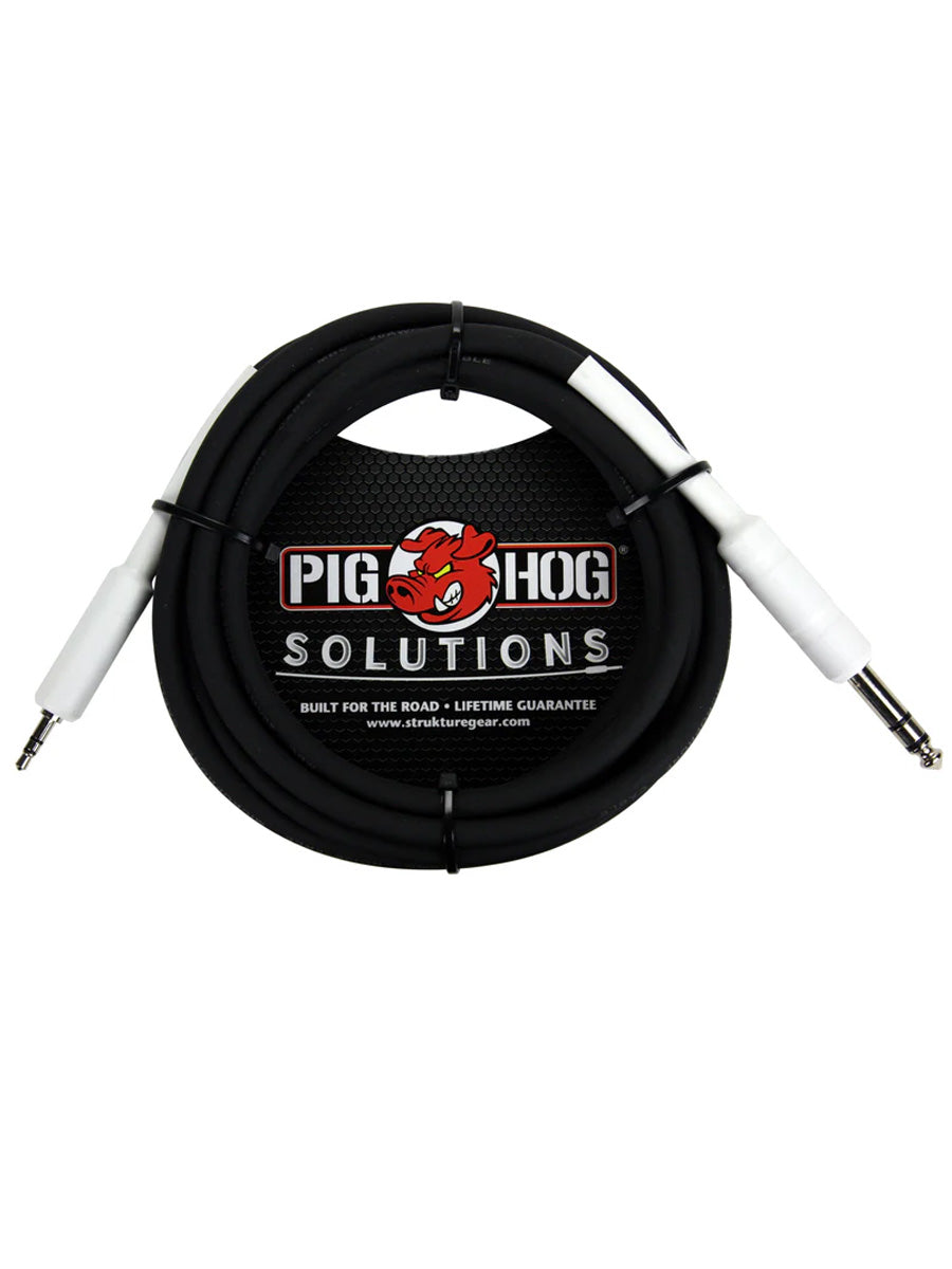 Pig Hog PX48J10 1/4″ TRS to 1/8″ mini, 10ft Cable