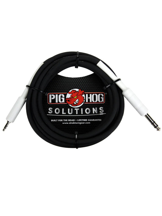 Pig Hog PX48J10 1/4″ TRS to 1/8″ mini, 10ft Cable