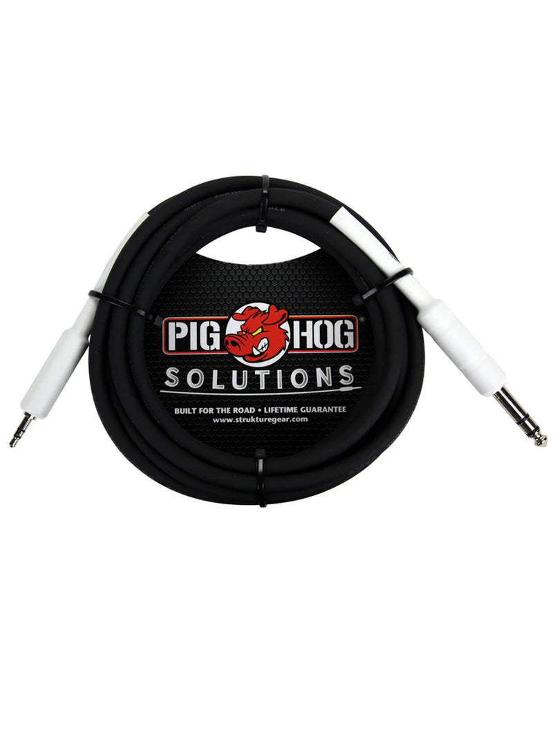 Pig Hog PX48J10 1/4″ TRS to 1/8″ mini, 10ft Cable