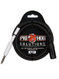 Pig Hog PX4T6 XLR male to 1/4″ TRS, 6ft Cable