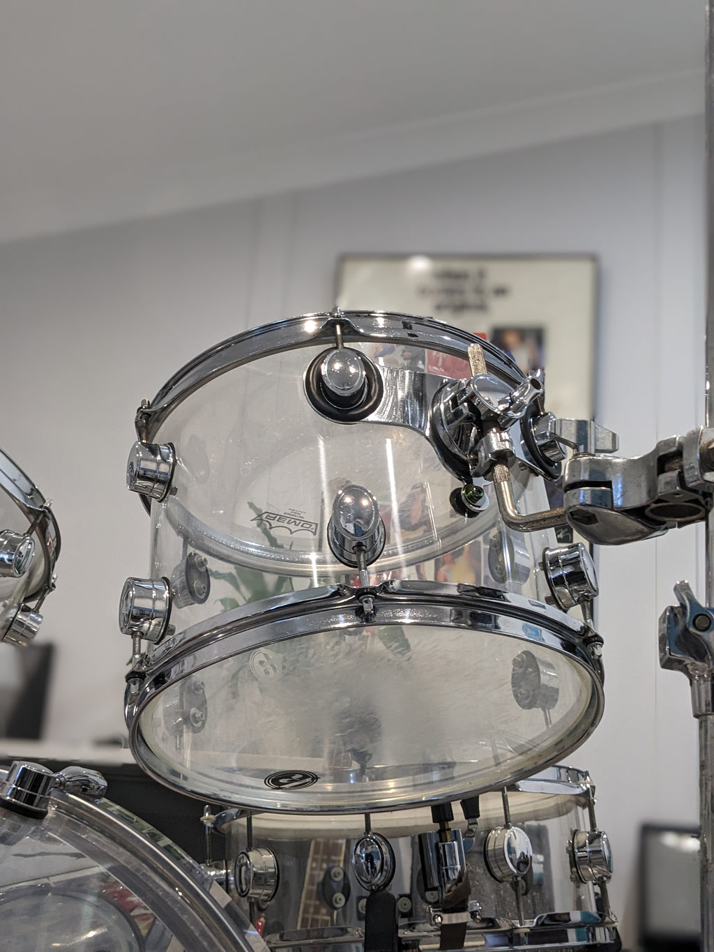 Kirchhoff Schlagwerk Clear Acrylic 5 Piece Drum Kit