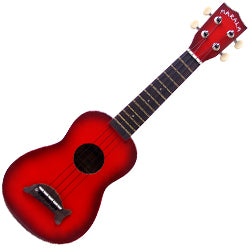 Kala MK-SD/RDBRST Red Burst Soprano Dolphin Ukulele