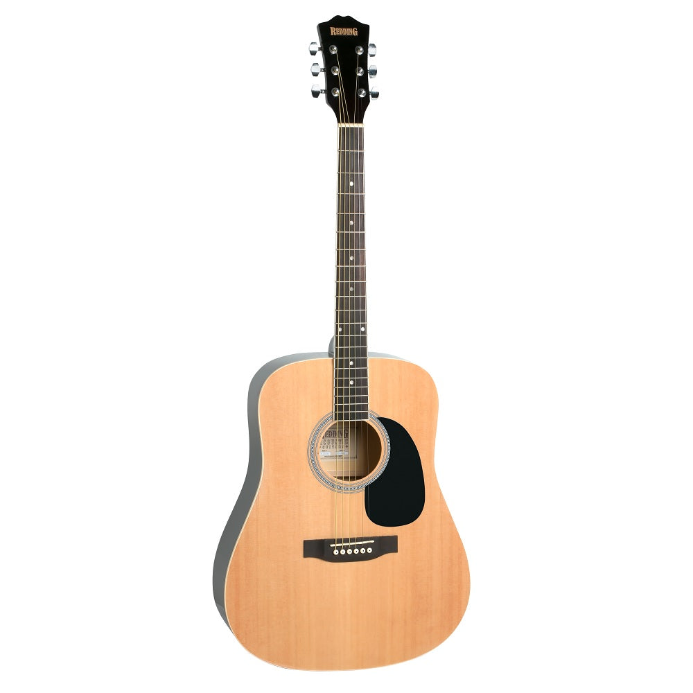 Redding RED50 4/4-Sized Dreadnought Acoustic Guitar in Natural Gloss