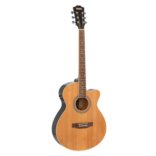 Beginner Packs: Redding 4/4-Sized Grand Concert Electric/Acoustic Guitar with Cutaway