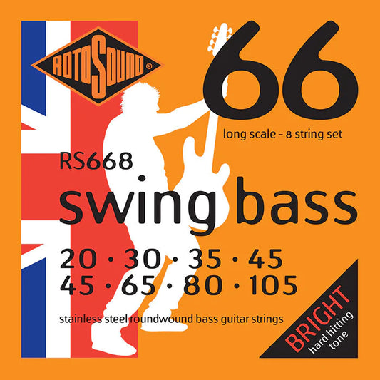 Rotosound Swing Bass 8 String Set 20-105