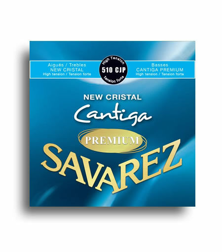 Savarez 510CJP New Cristal Cantiga Premium High Tension Classical Guitar String Set