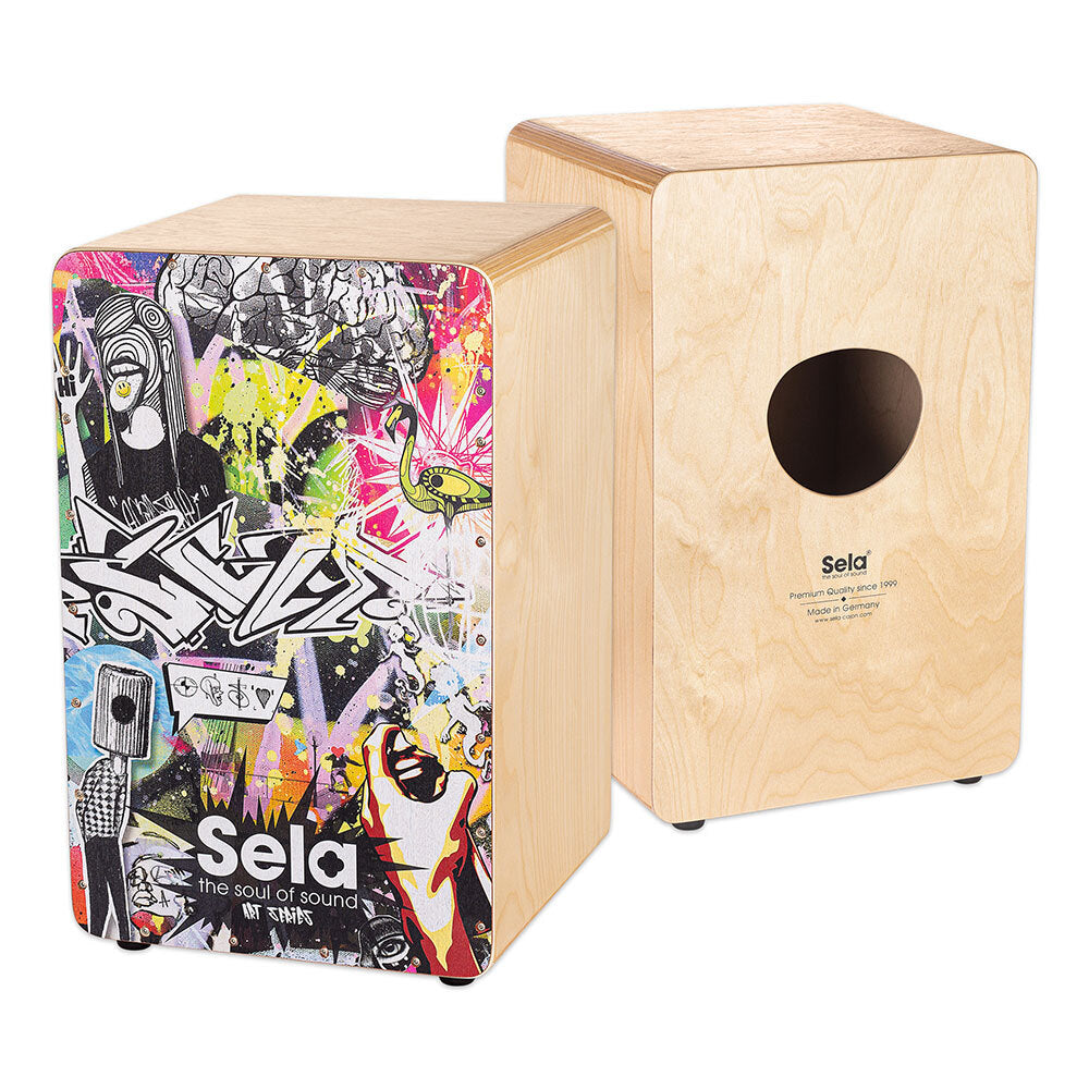 Sela "Art Series" Professional Cajon in Urban Design