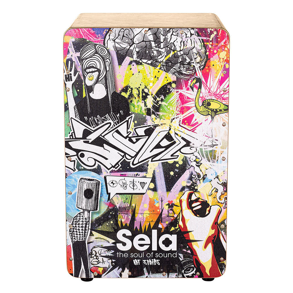 Sela "Art Series" Professional Cajon in Urban Design