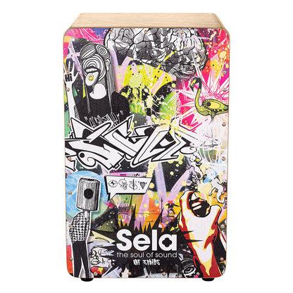 Sela "Art Series" Professional Cajon in Urban Design