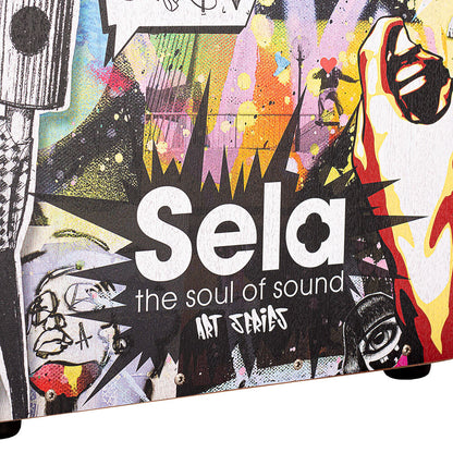 Sela "Art Series" Professional Cajon in Urban Design
