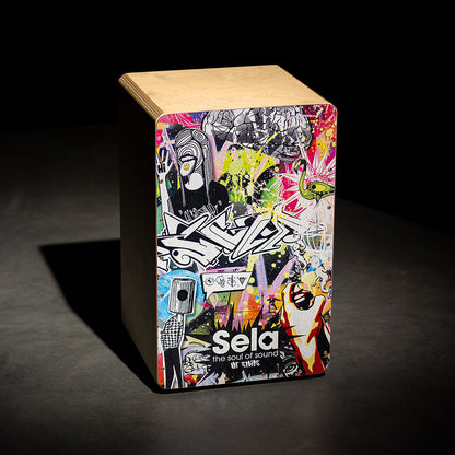 Sela "Art Series" Professional Cajon in Urban Design
