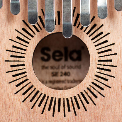 Sela 10-Key Mahogany Kalimba Sound Effect in Natural