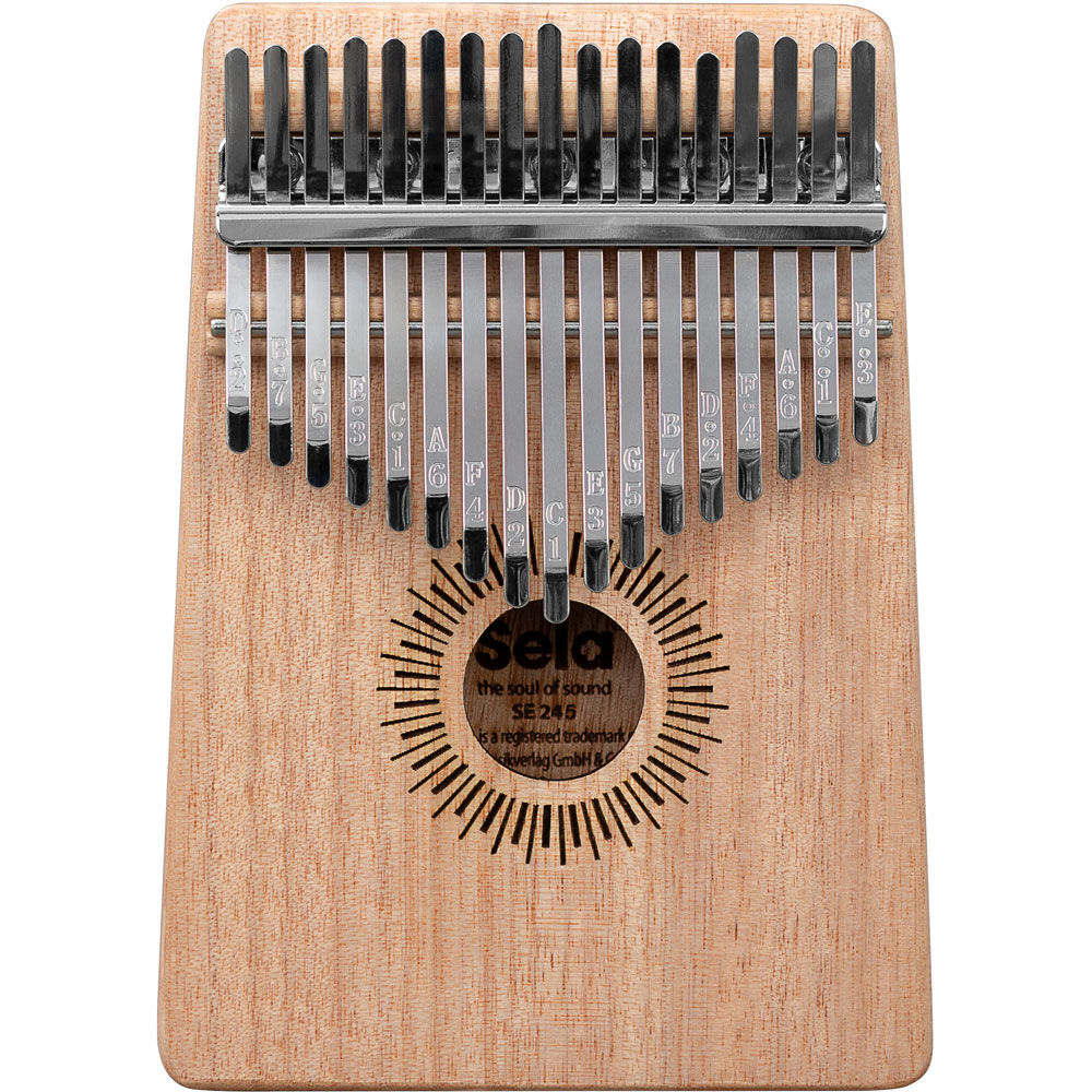 Sela 17-Key Mahogany Kalimba Sound Effect in Natural