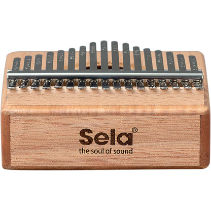 Sela 17-Key Mahogany Kalimba Sound Effect in Natural