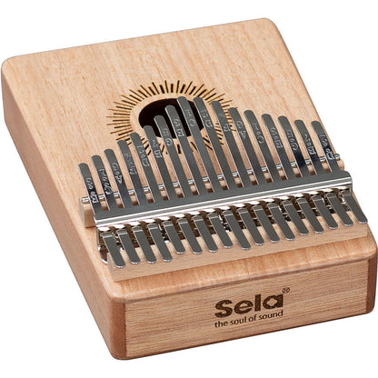 Sela 17-Key Mahogany Kalimba Sound Effect in Natural