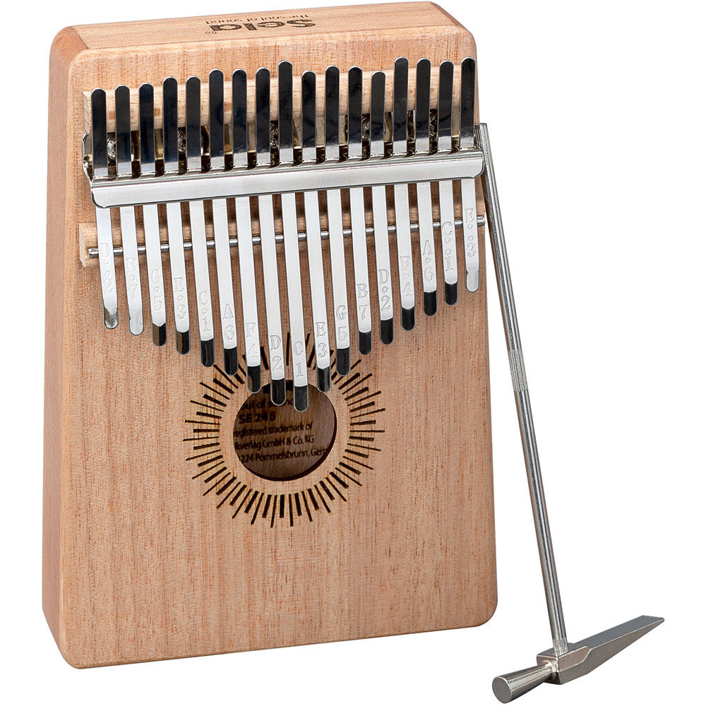 Sela 17-Key Mahogany Kalimba Sound Effect in Natural