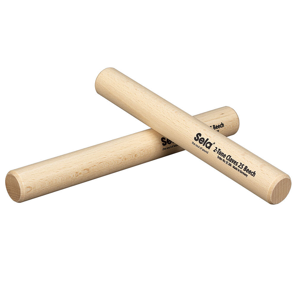 Sela 2-Tone Claves 25 in Beech